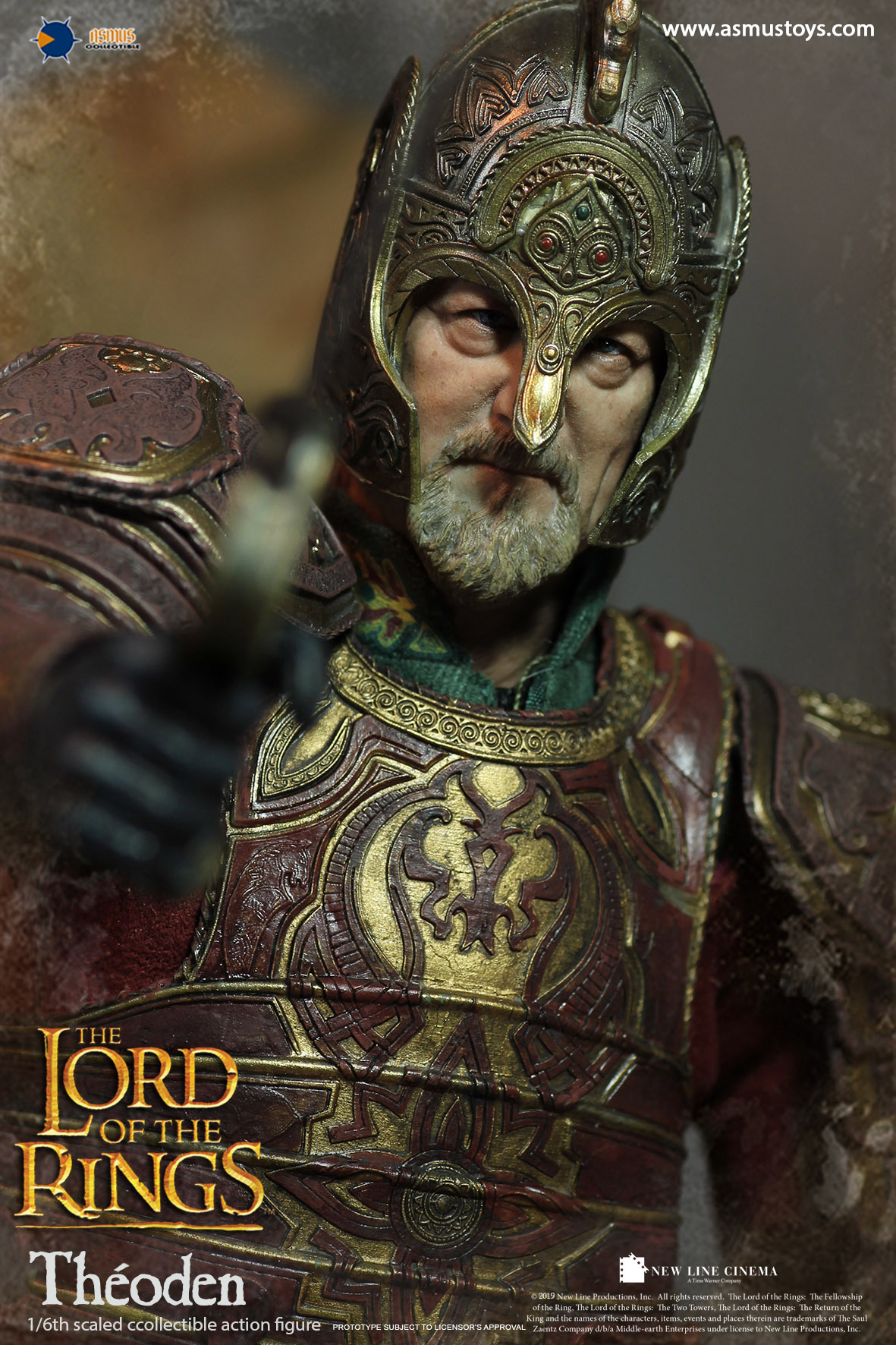 ASMUS TOYS: THEODEN LORD OF THE RINGS