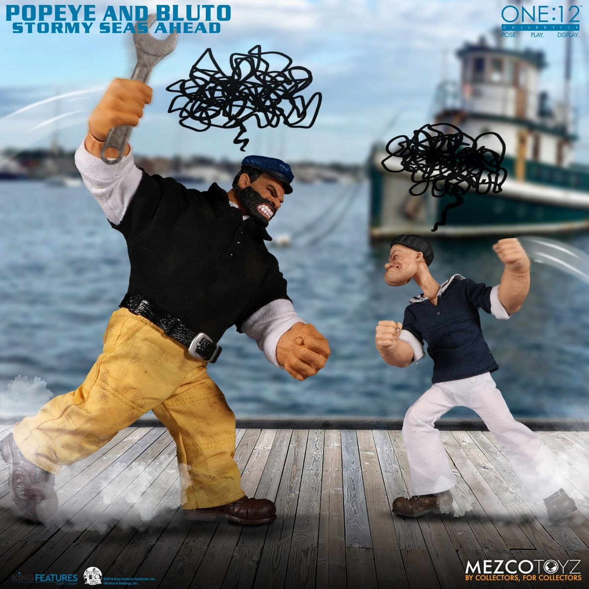 Mezco Toyz : 1/12 Popeye & Bluto Deluxe Set