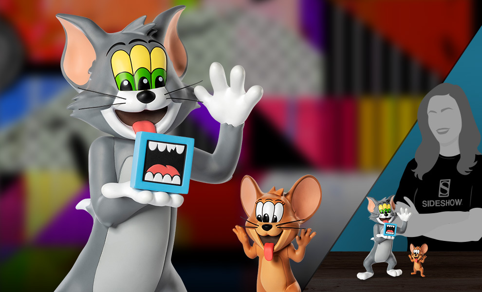 Tom and Jerry (Greg Mike) Statue by Soap Studio