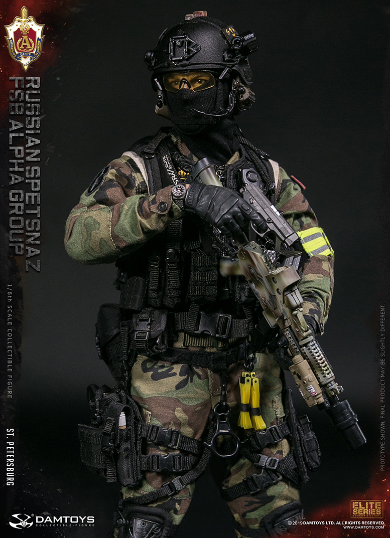 DAMTOYS : 1/6 RUSSIAN SPETSNAZ FSB ALPHA GROUP St.Petersburg (CLASSIC VERSION)