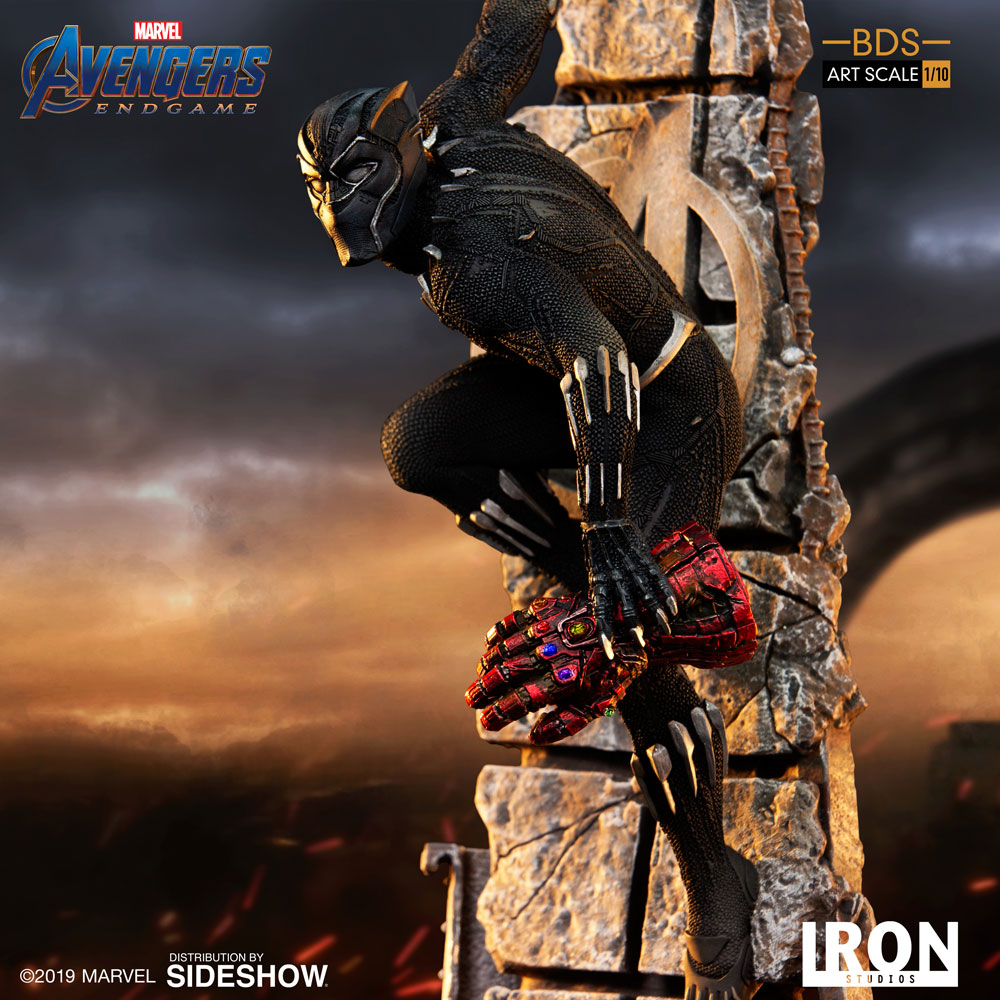 Iron Studios 1/10 art scale end game Black Panther statue