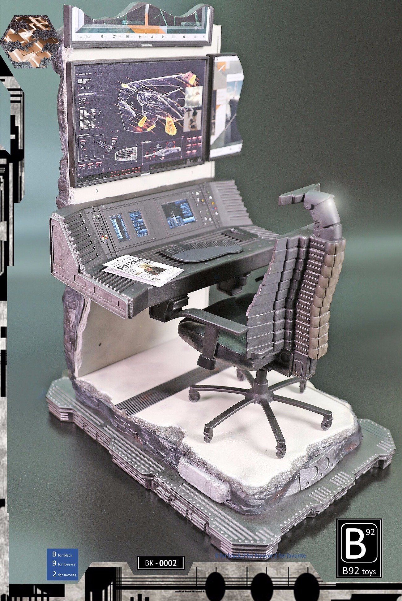 B92 toys : 1/6 Bat workshop Scene display platform BK-0002