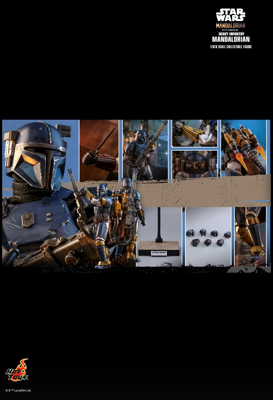 THE MANDALORIAN HEAVY INFANTRY MANDALORIAN 1/6TH SCALE COLLECTIBLE FIGURE (Hot Toys)