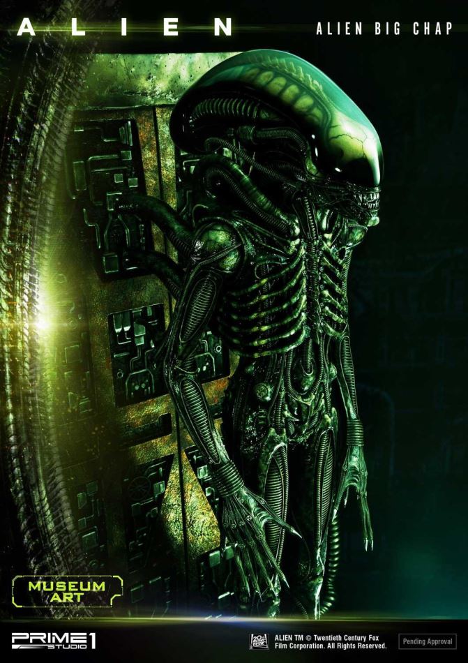 Alien Big Chap - Museum art (Prime 1 Studio)