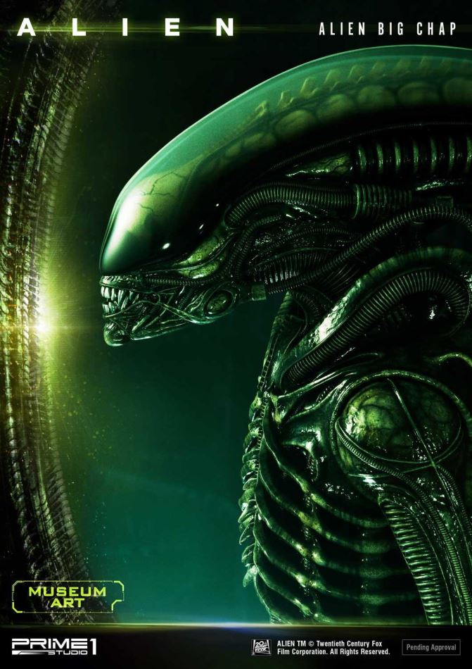 Alien Big Chap - Museum art (Prime 1 Studio)