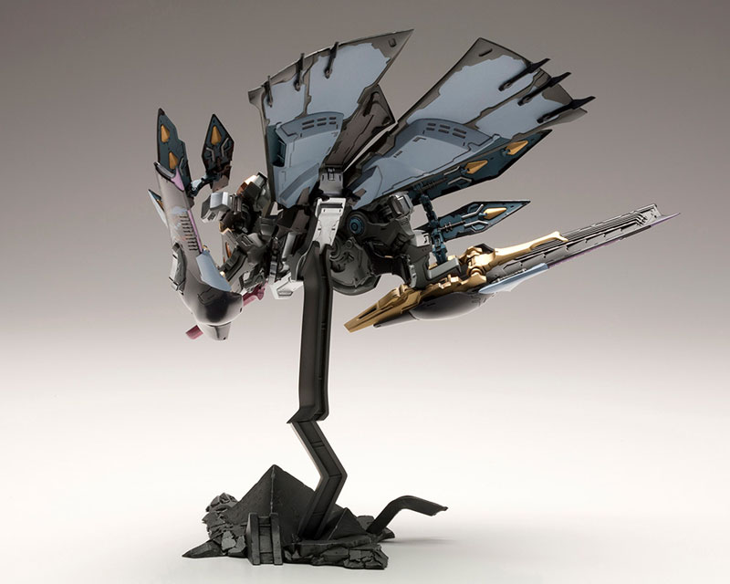 Ikaruga Hitekkai Ginkei (Black) 1/144 Plastic Model (Kotobukiya)