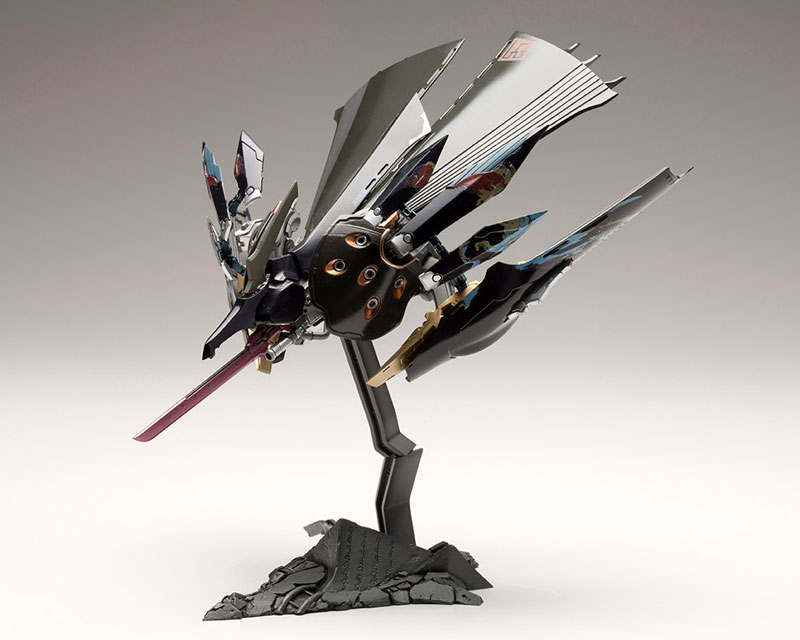 Ikaruga Hitekkai Ginkei (Black) 1/144 Plastic Model (Kotobukiya)
