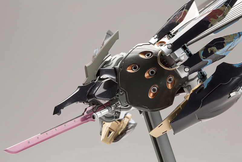 Ikaruga Hitekkai Ginkei (Black) 1/144 Plastic Model (Kotobukiya)