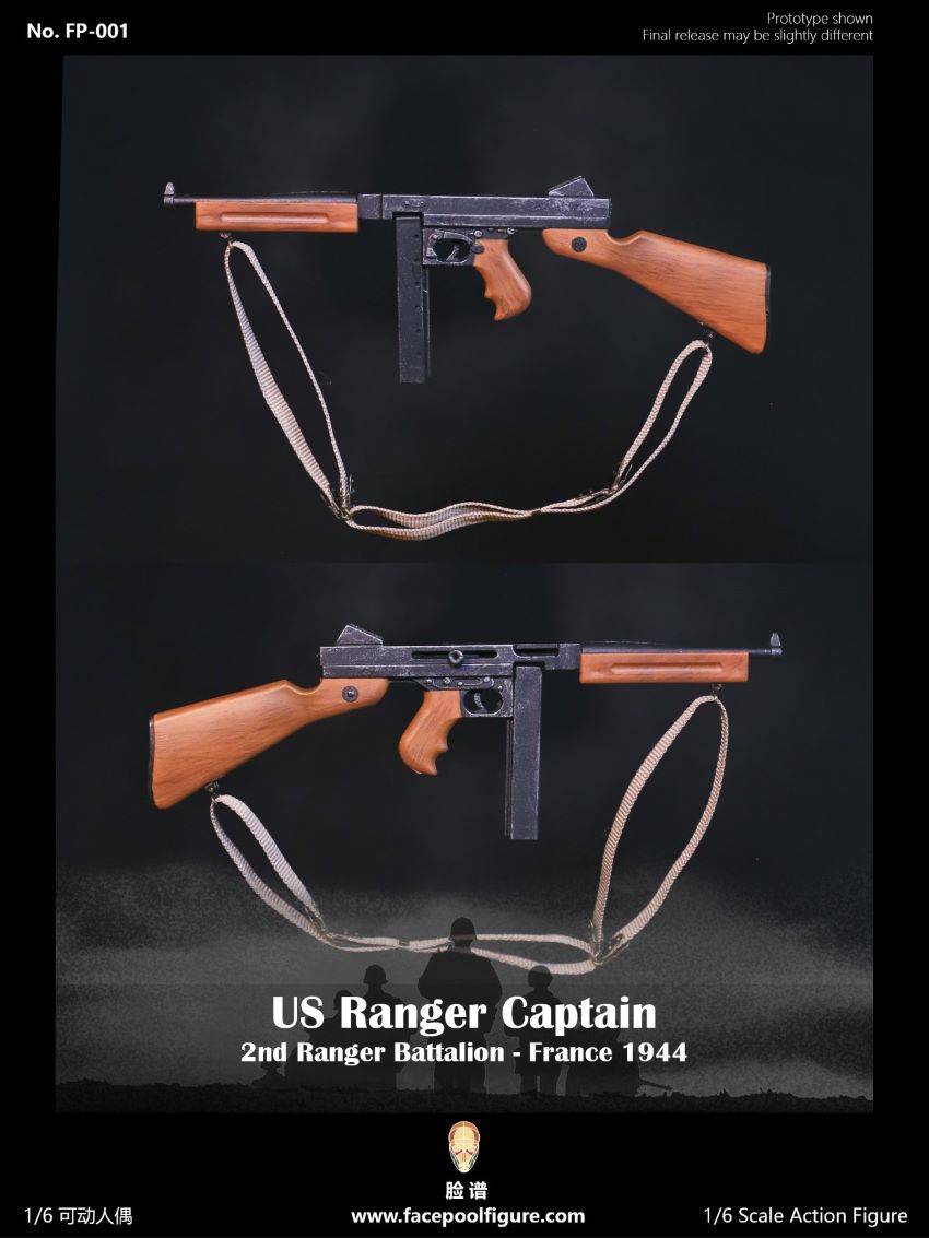 Facepoolfigure FP001 US Ranger Captain France 1944 1/6 Action Figure