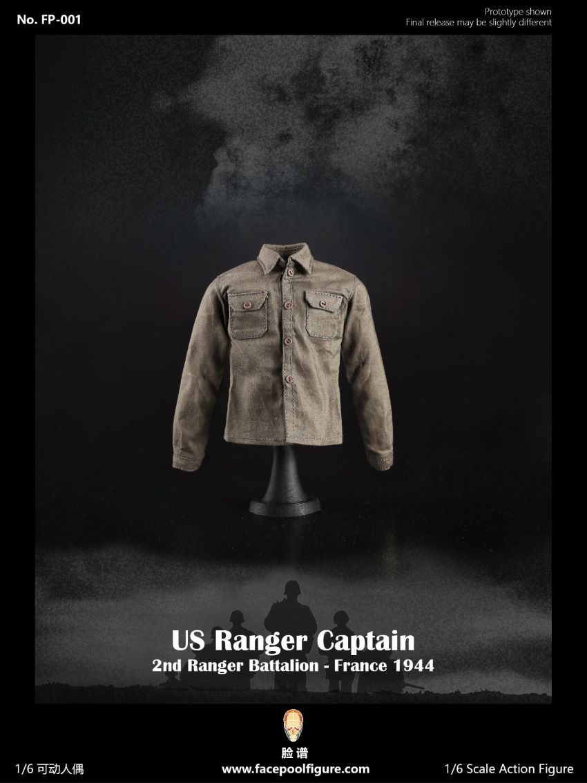 Facepoolfigure FP001 US Ranger Captain France 1944 1/6 Action Figure