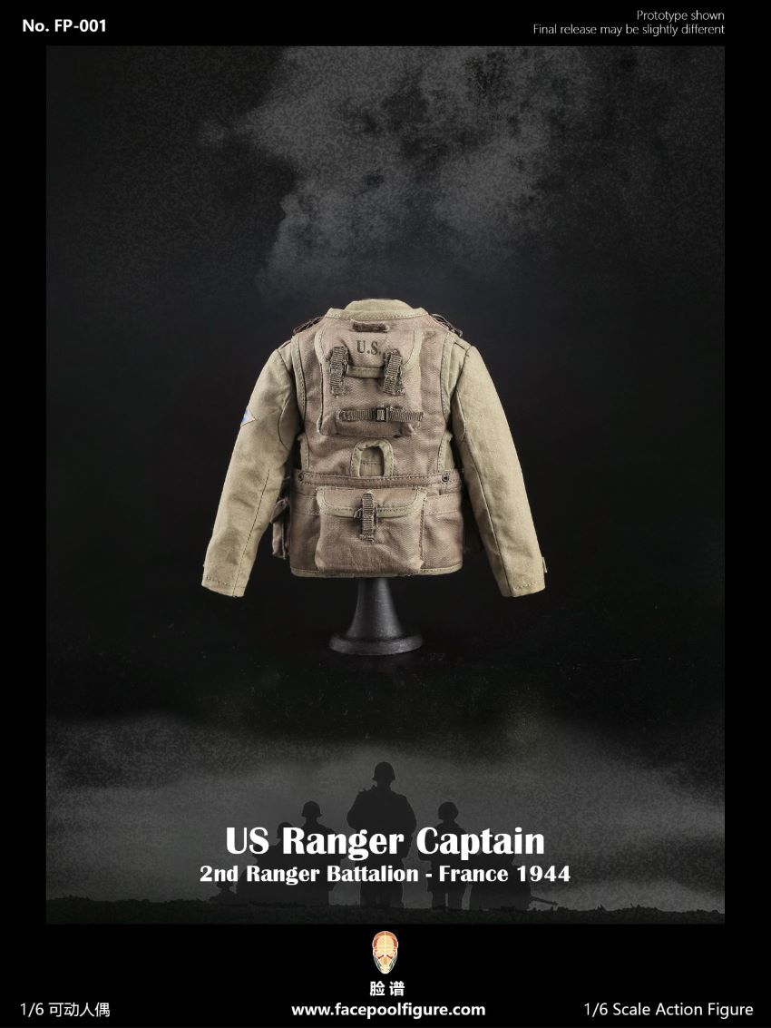 Facepoolfigure FP001 US Ranger Captain France 1944 1/6 Action Figure