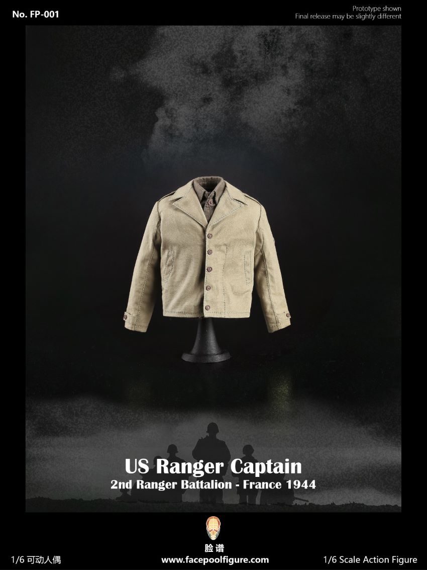 Facepoolfigure FP001 US Ranger Captain France 1944 1/6 Action Figure