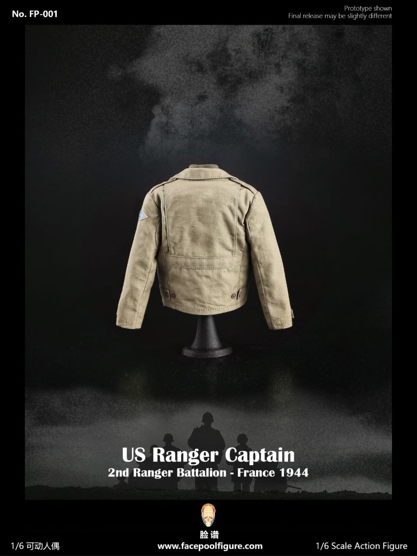 Facepoolfigure FP001 US Ranger Captain France 1944 1/6 Action Figure