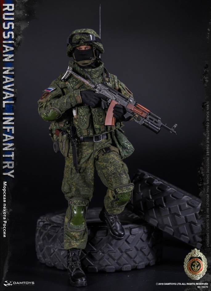 DAMTOYS 1/6 RUSSIAN NAVAL INFANTRY  Aciton Figure