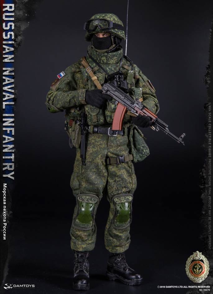 DAMTOYS 1/6 RUSSIAN NAVAL INFANTRY  Aciton Figure