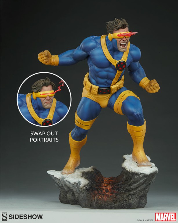 Sideshow: 17-inch X-Men - Cyclops/Laser Eye Statue