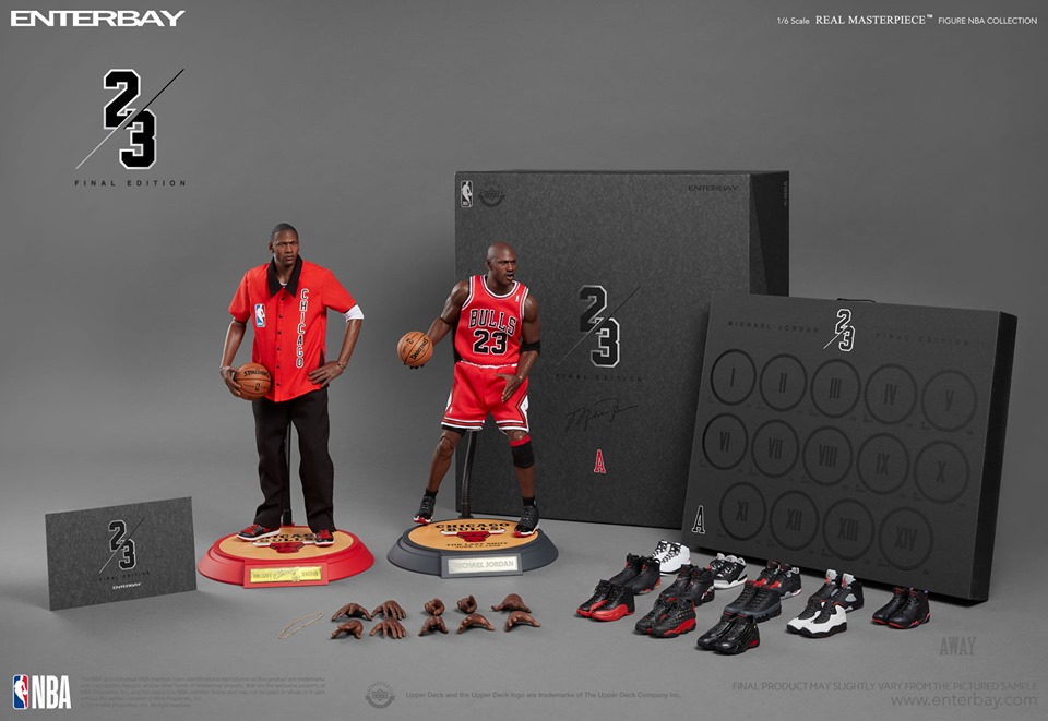 NBA COLLECTION MICHAEL JORDAN ACTION FIGURE- AWAY (FINAL LIMITED EDITION)