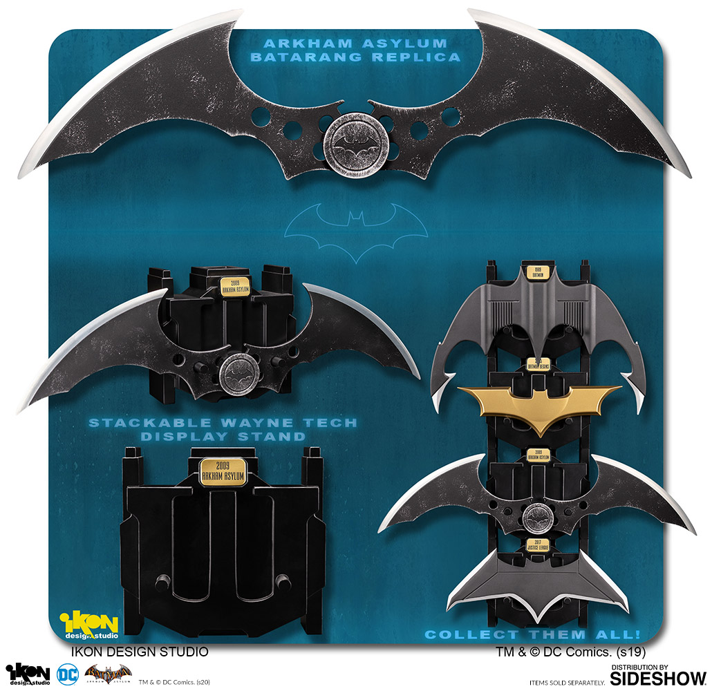 Batman: Arkham Asylum (2009) Metal Batarang (Ikon Design Studio)