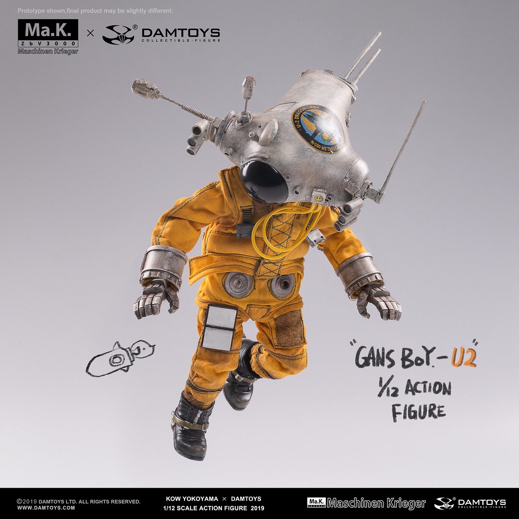 [Damtoys x Kow Yokoyama] GansBoy-U2 1/12 action figure (CS018)