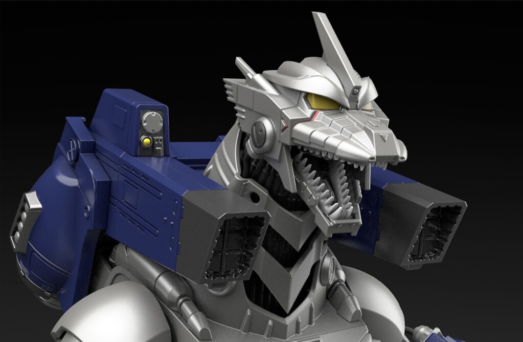 Godzilla x Mechagodzilla MFS-3 type machine dragon with Shirasagi