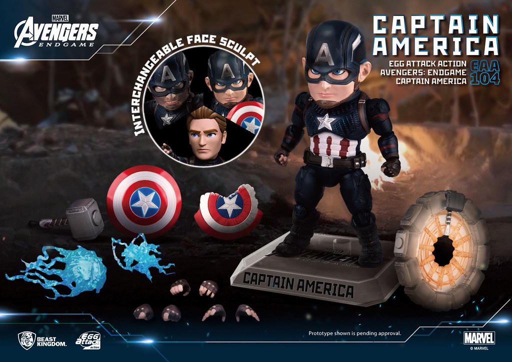 Egg Attack Action - EAA-104 Avengers: Endgame - Captain America