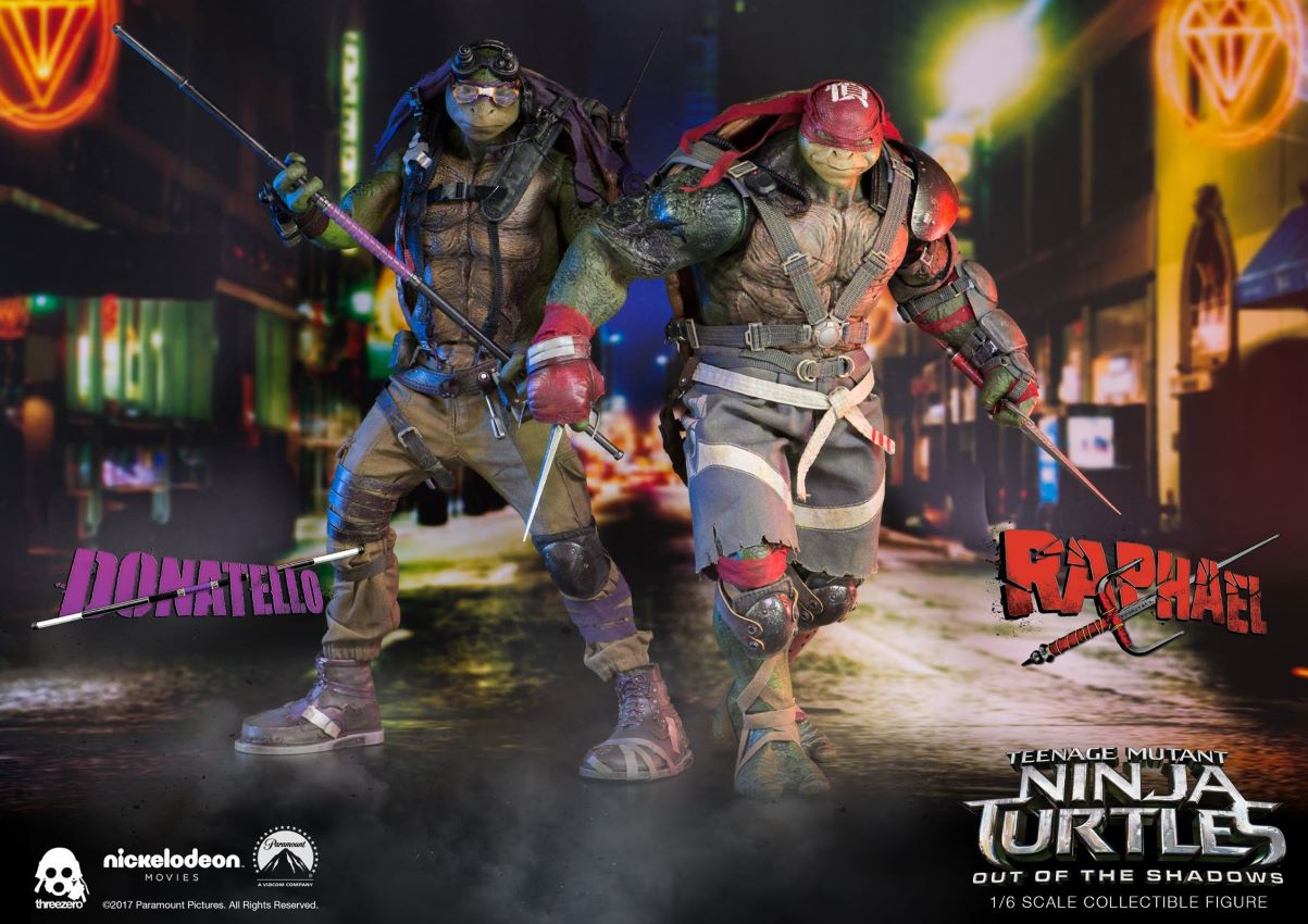 TMNT: Out of the Shadows - Raphael and Donatello (ThreeZero)