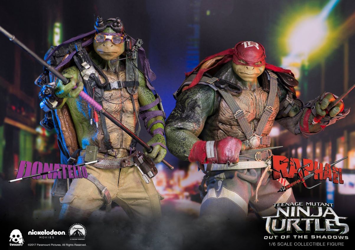 TMNT: Out of the Shadows - Raphael and Donatello (ThreeZero)