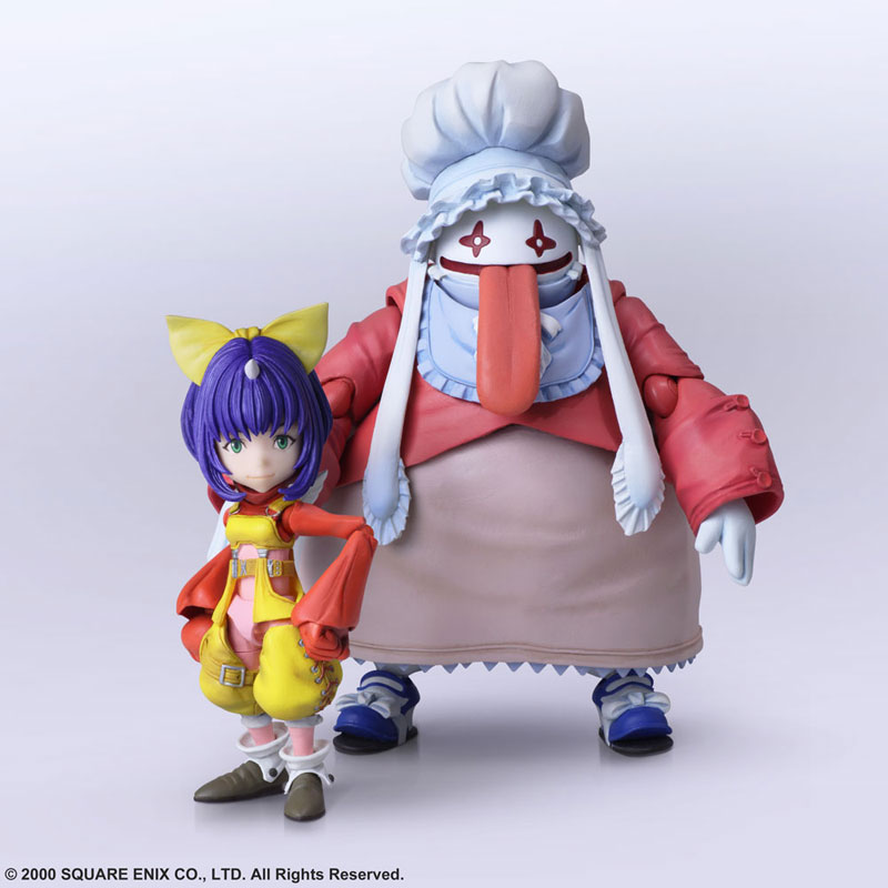 FINAL FANTASY IX BRING ARTS Eiko Carol & Quina Quen Action Figures (Square Enix)