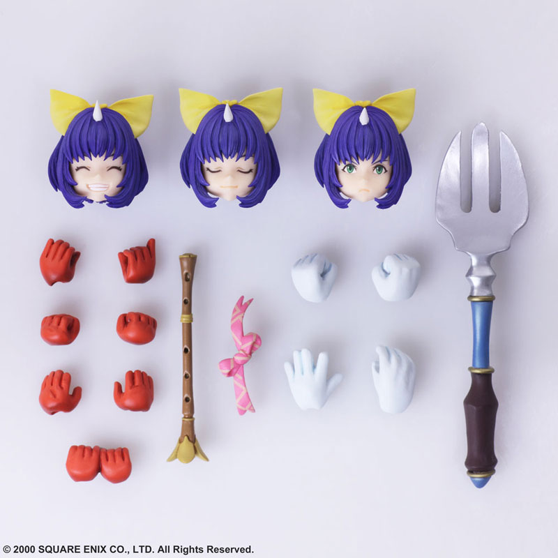 FINAL FANTASY IX BRING ARTS Eiko Carol & Quina Quen Action Figures (Square Enix)