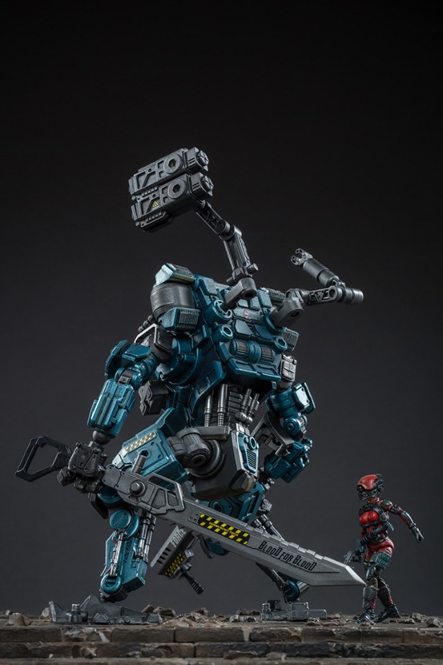 Ares 86 heavy attack machine armour medium. Blue version (JOYTOY)