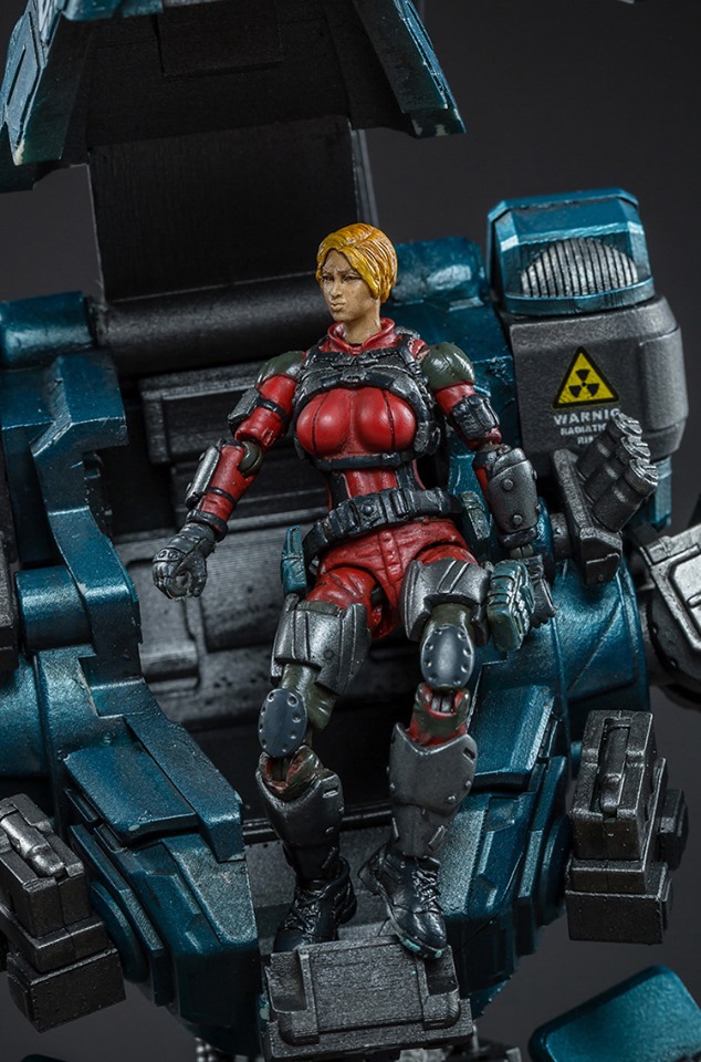 Ares 86 heavy attack machine armour medium. Blue version (JOYTOY)