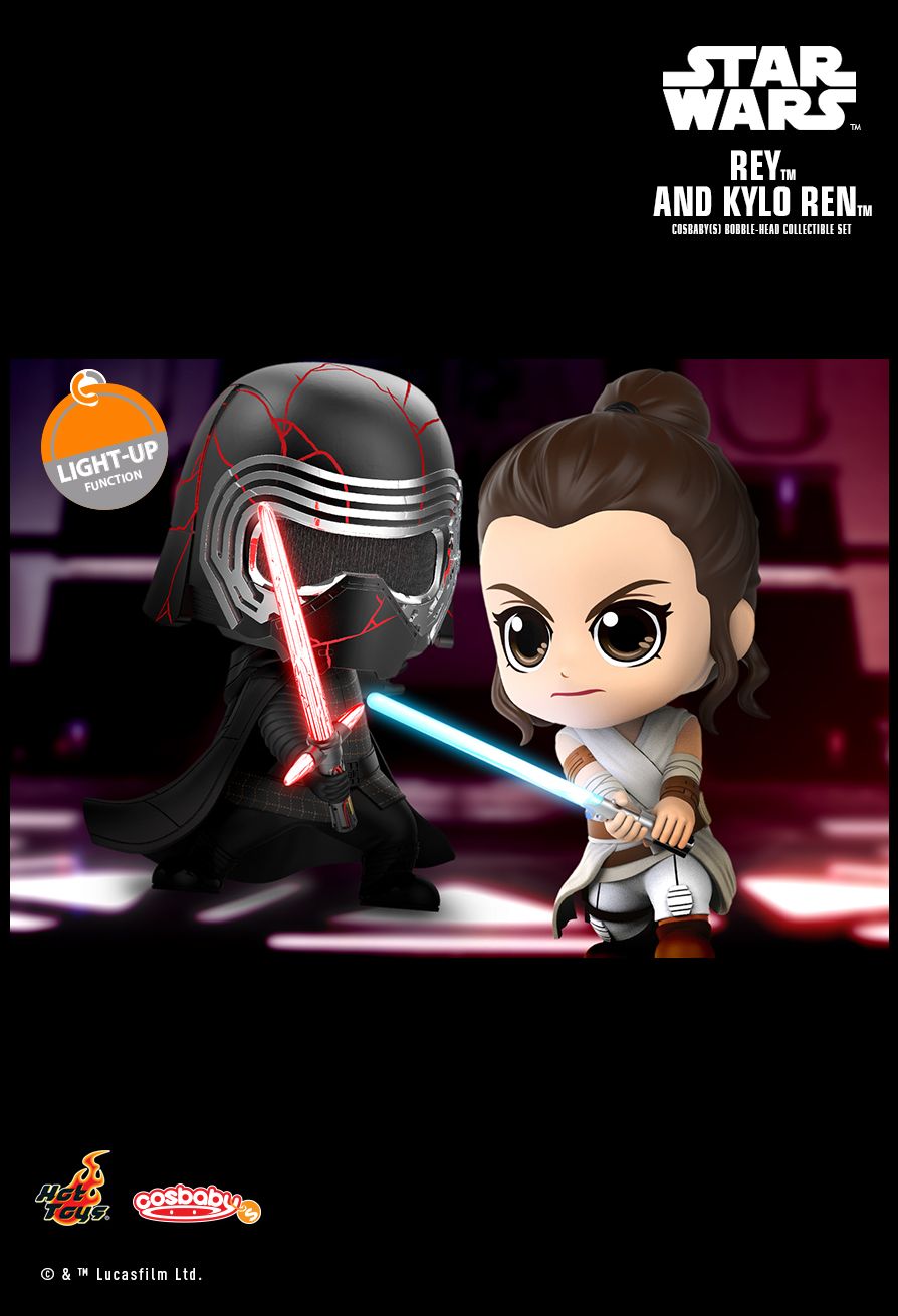 Rey and Kylo Ren Cosbaby