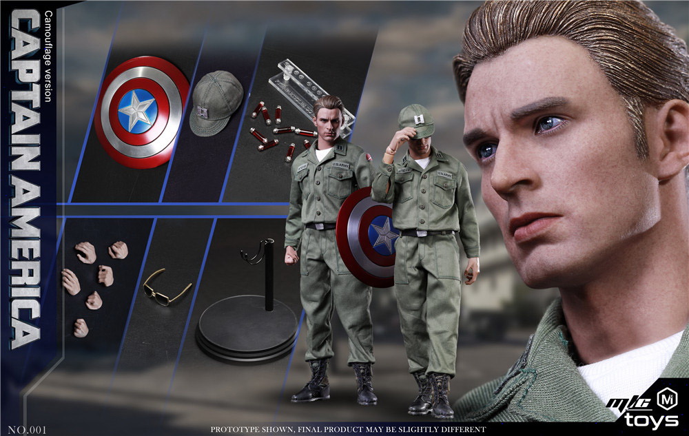 MICTOYS MIC001 1/6 Stealth Edition Captain America Uniform Edition