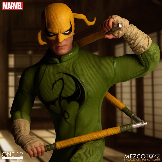 MEZCO ONE:12 COLLECTIVE Collection Marvel Comics Iron Fist 1/12 Proportional Dolls