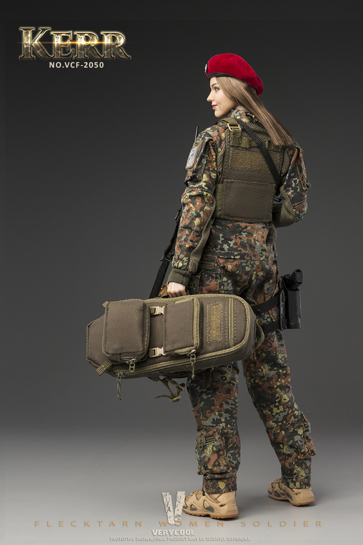 VERYCOOL VCF-2050 1/6 FLECKTARN WOMEN SOLDIER KERR Action Figure