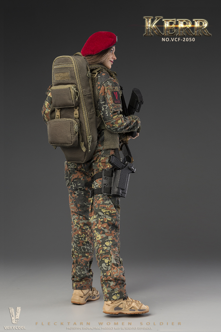 VERYCOOL VCF-2050 1/6 FLECKTARN WOMEN SOLDIER KERR Action Figure
