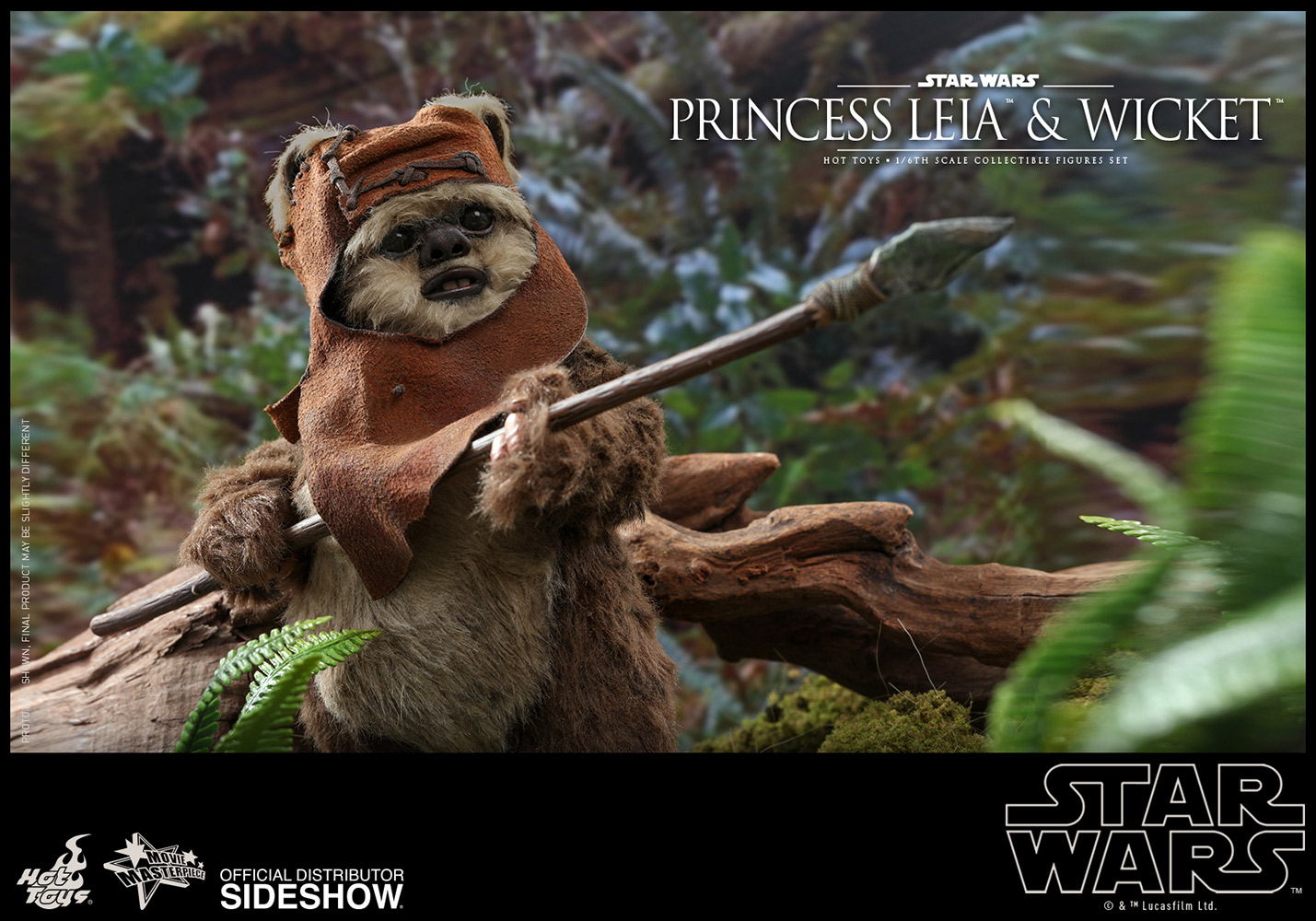 Princess Leia & Wicket Sixth Scale Figure Set by Hot Toys