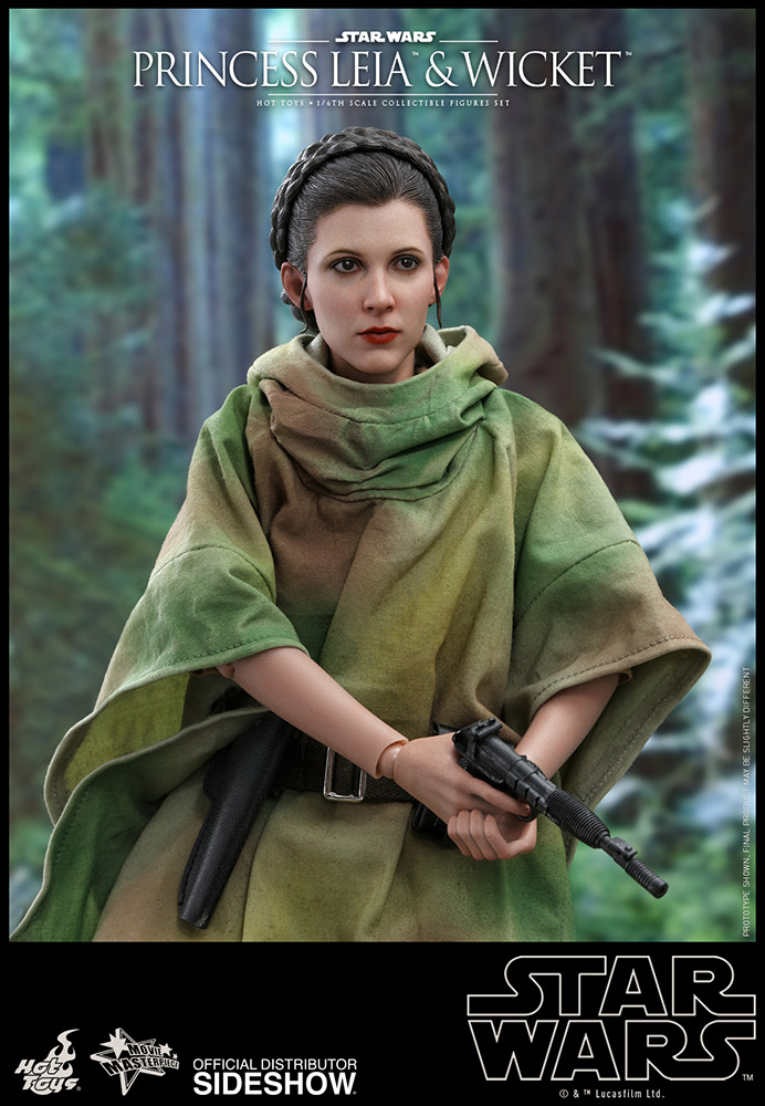 Princess Leia & Wicket Sixth Scale Figure Set by Hot Toys