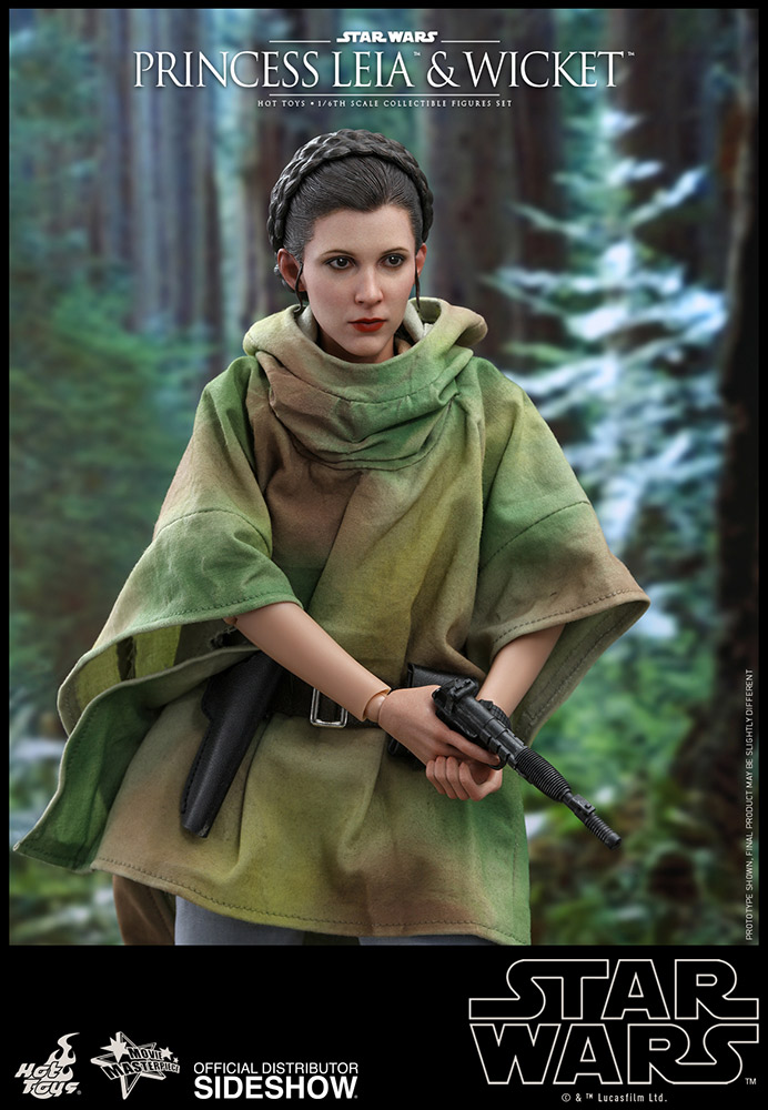 Princess Leia & Wicket Sixth Scale Figure Set by Hot Toys