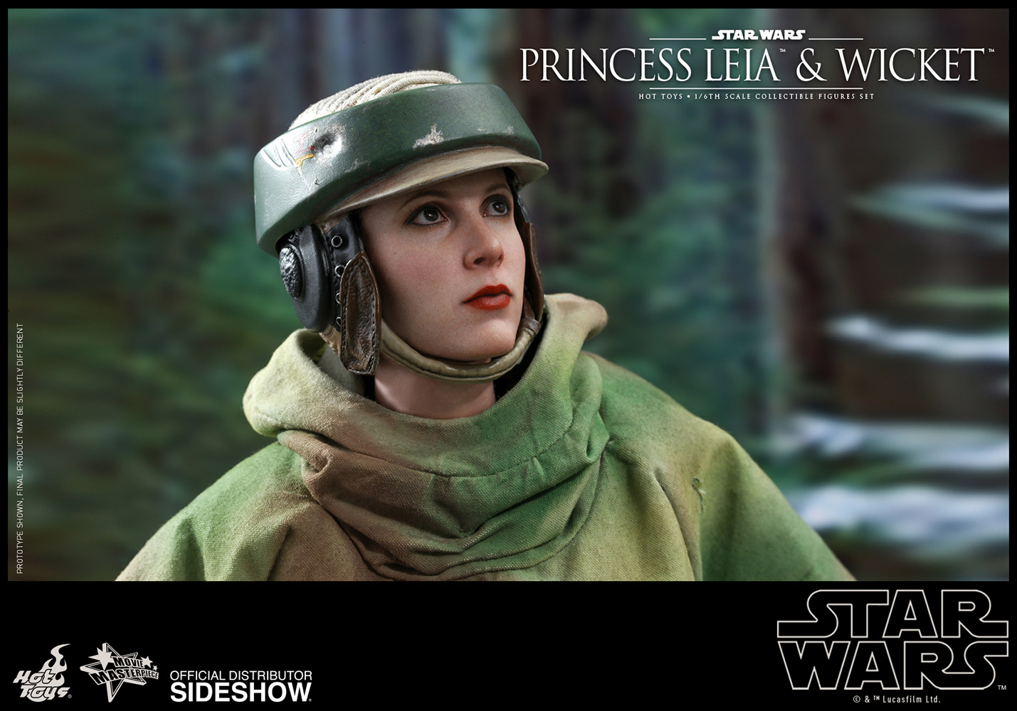 Princess Leia & Wicket Sixth Scale Figure Set by Hot Toys
