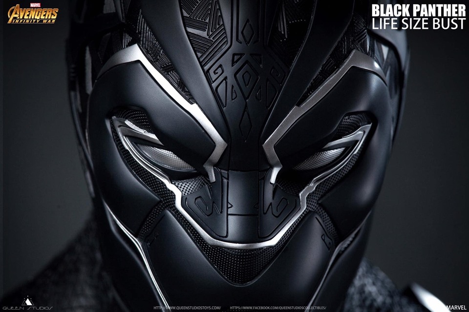Queen Studios Life-sized Black Panther Bust