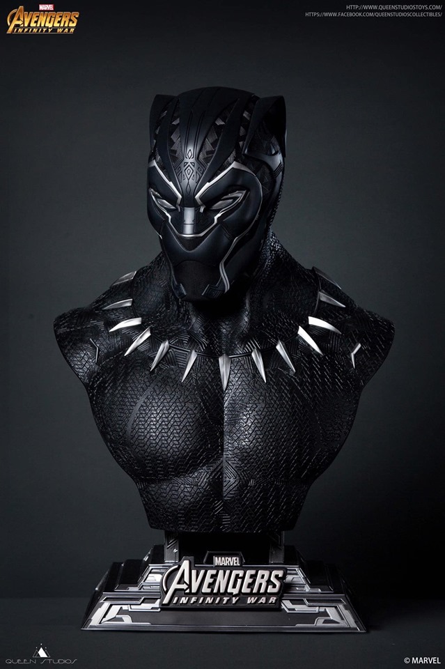 Queen Studios Life-sized Black Panther Bust