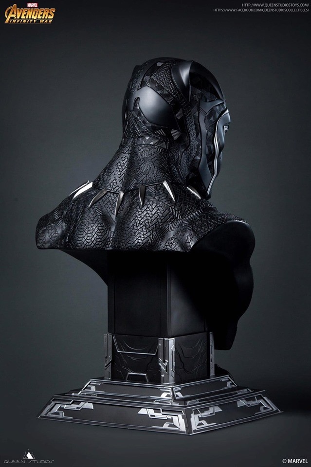 Queen Studios Life-sized Black Panther Bust
