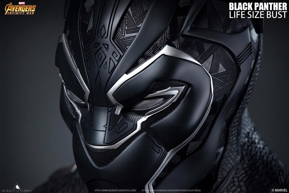 Queen Studios Life-sized Black Panther Bust