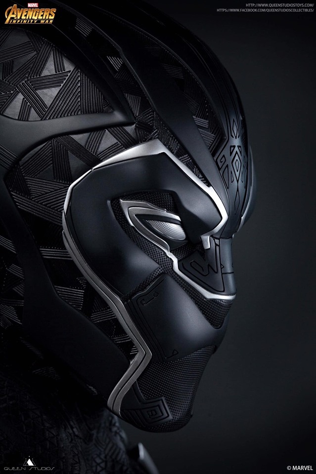 Queen Studios Life-sized Black Panther Bust