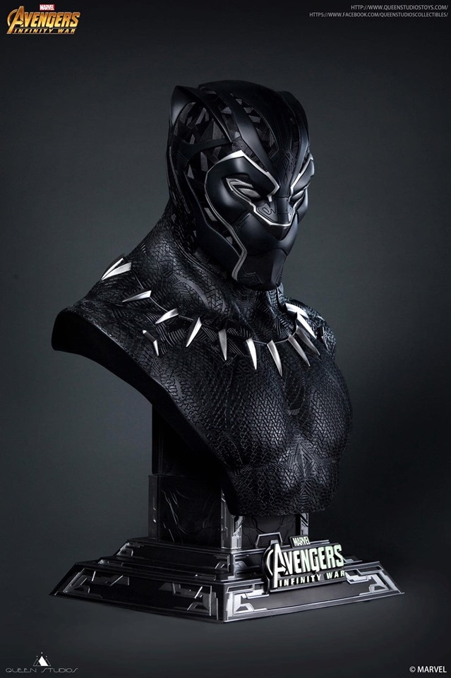 Queen Studios Life-sized Black Panther Bust