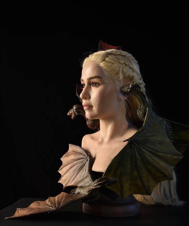 Mother Of Dragon With Three Dragon