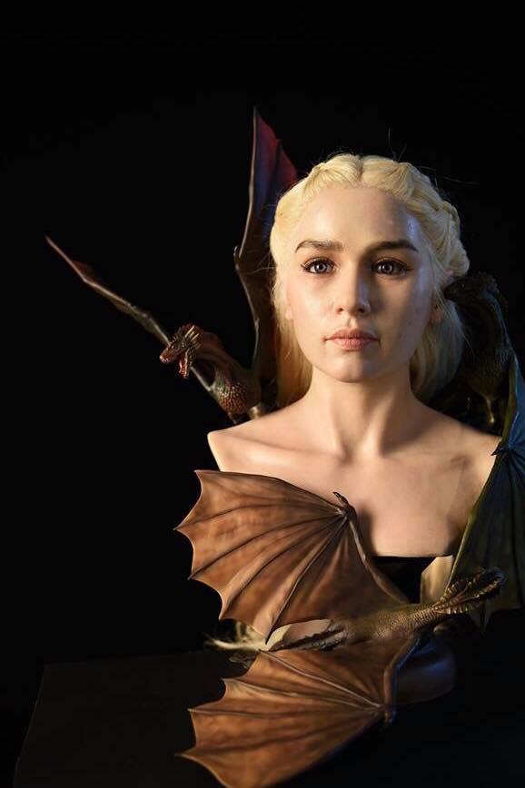 Mother Of Dragon With Three Dragon