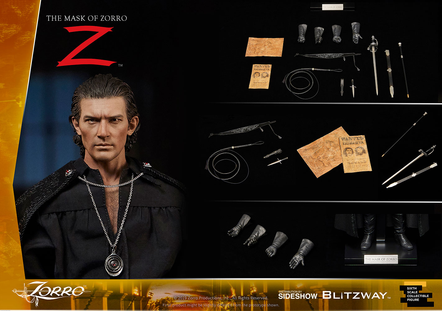Zorro Sixth Scale Figure by Blitzway