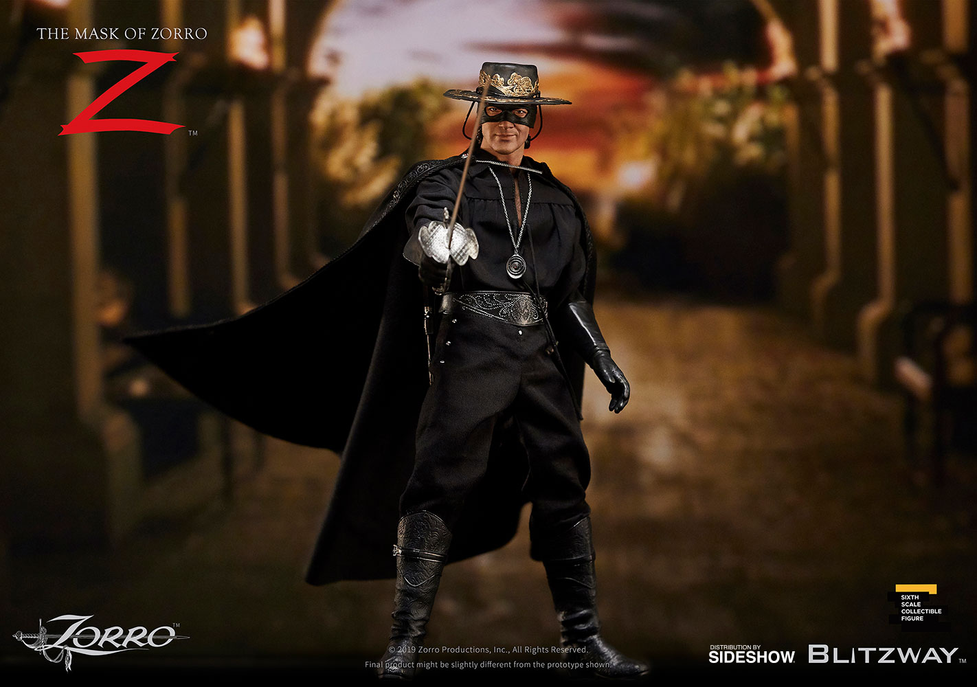 Zorro Sixth Scale Figure by Blitzway